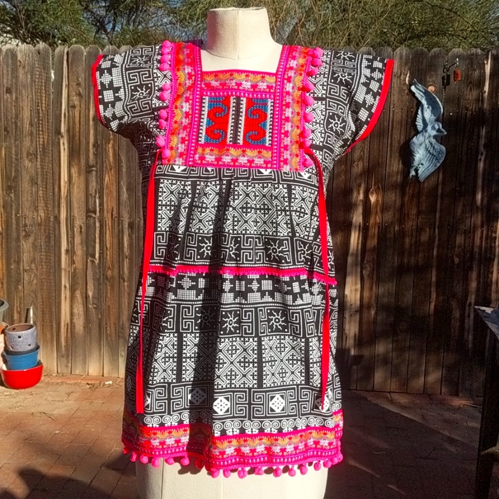 Gorgeous embroidered Peruvian top